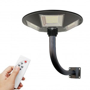 Faro Solare Stradale 053004 300W con Palo Curvo da Parete...