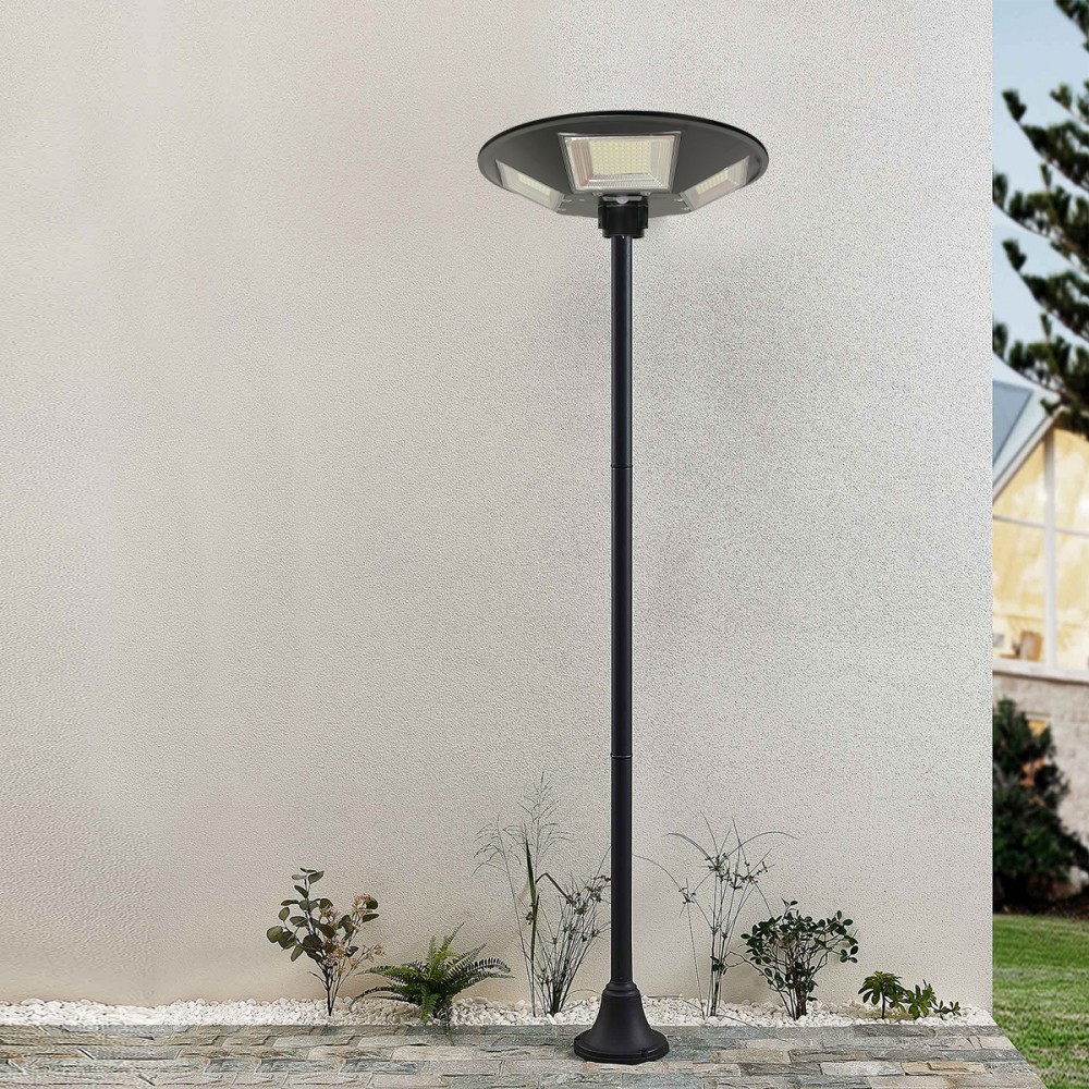 Faro Solare Stradale 053004 300W con Palo Curvo...