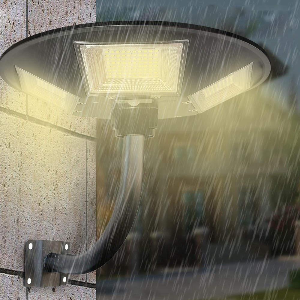 Faro Solare Stradale 053004 300W con Palo Curvo...