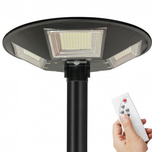 Faro Solare Stradale 053004 300W con Palo Curvo da Parete... 2