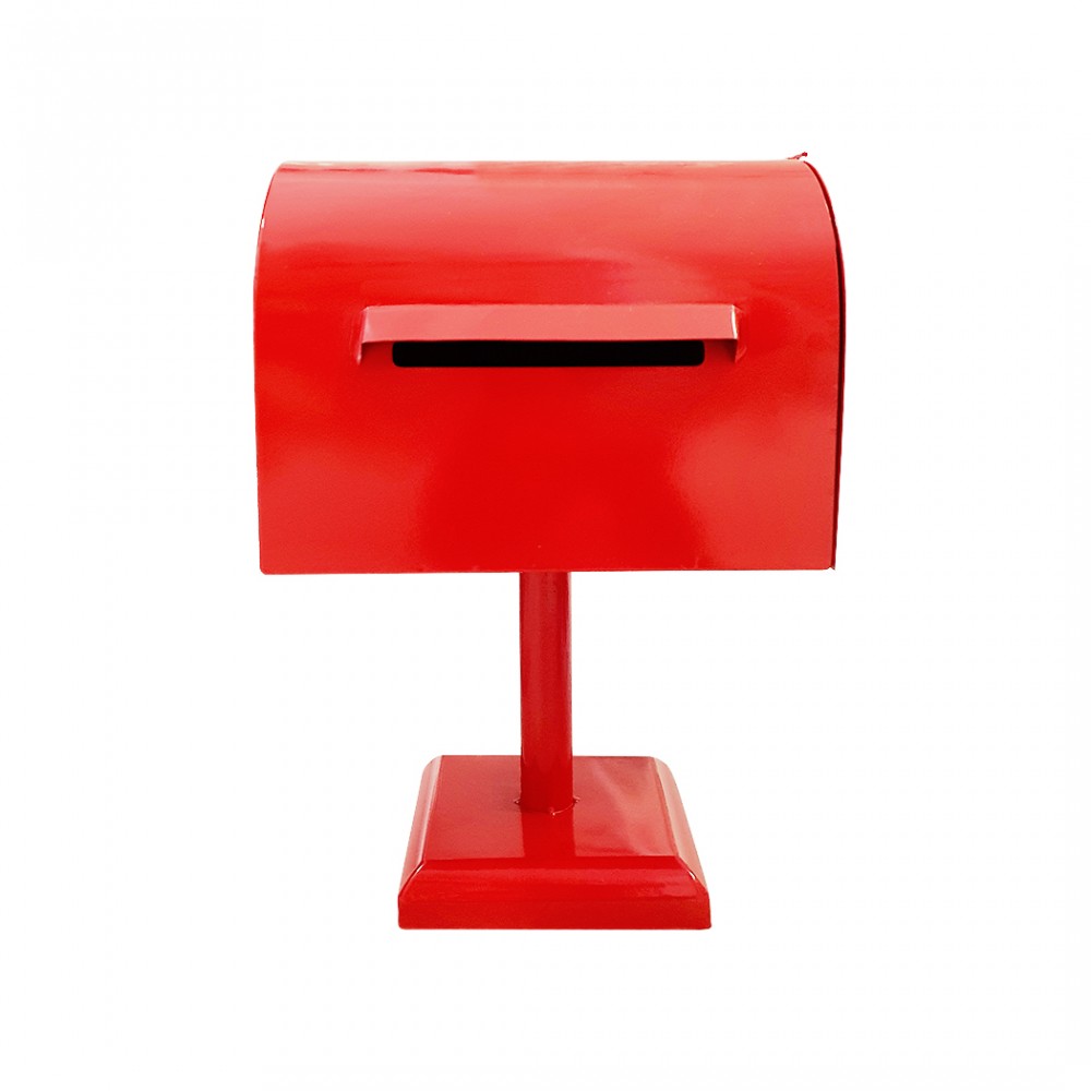 Cassetta della Posta Babbo Natale 42 cm Rossa...