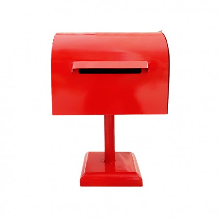 Cassetta della Posta Babbo Natale 42 cm Rossa 280036 Decorazione Natalizia