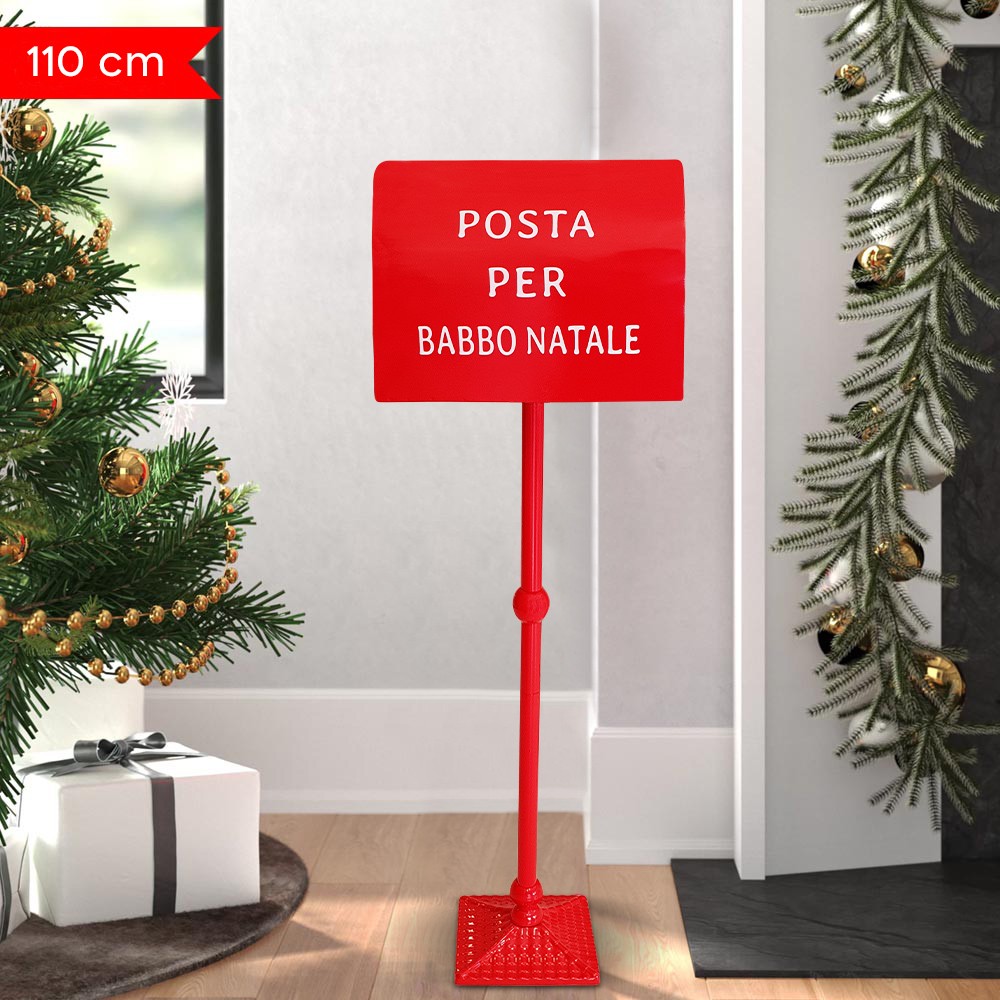 Cassetta della Posta di Babbo Natale 110cm...