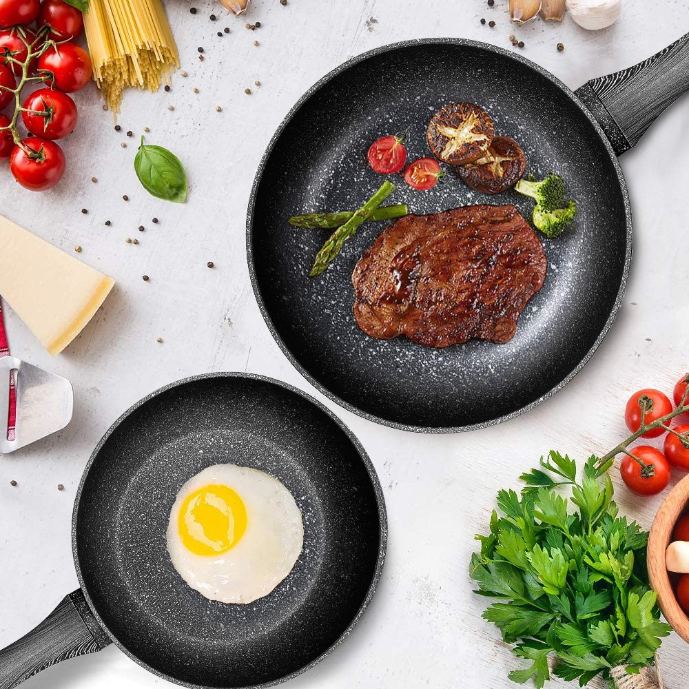 Set 3 Padelle Jordan 20 24 28 cm in Alluminio...