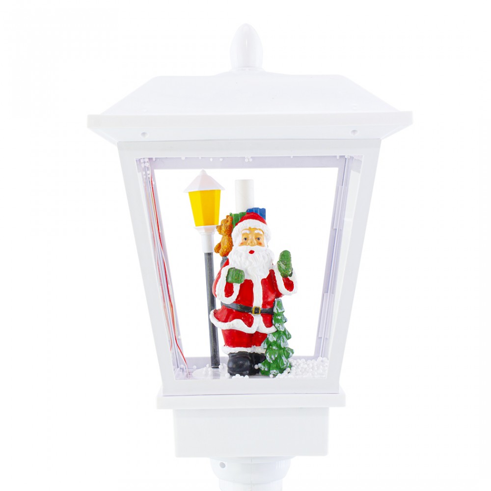 Lampione Bianco Di Natale 243026 Decorazione...