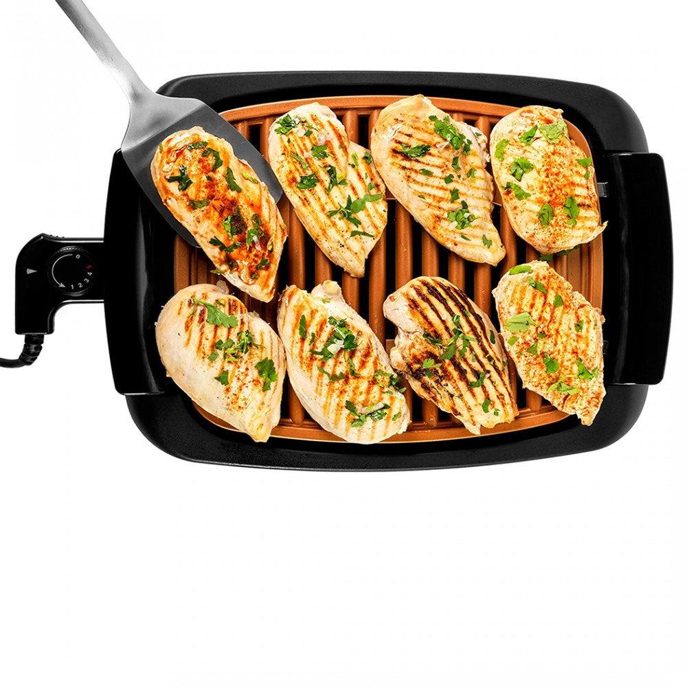 Barbecue Elettrico Antiaderente senza Fumo...