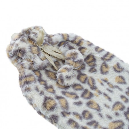 Borsa per Acqua Calda 567912 2Lt Rivestita in Pile Animalier Riscalda E Rilassa