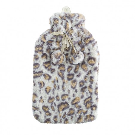 Borsa per Acqua Calda 567912 2Lt Rivestita in Pile Animalier Riscalda E Rilassa