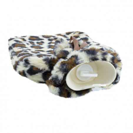 Borsa per Acqua Calda 567912 2Lt Rivestita in Pile Animalier Riscalda E Rilassa