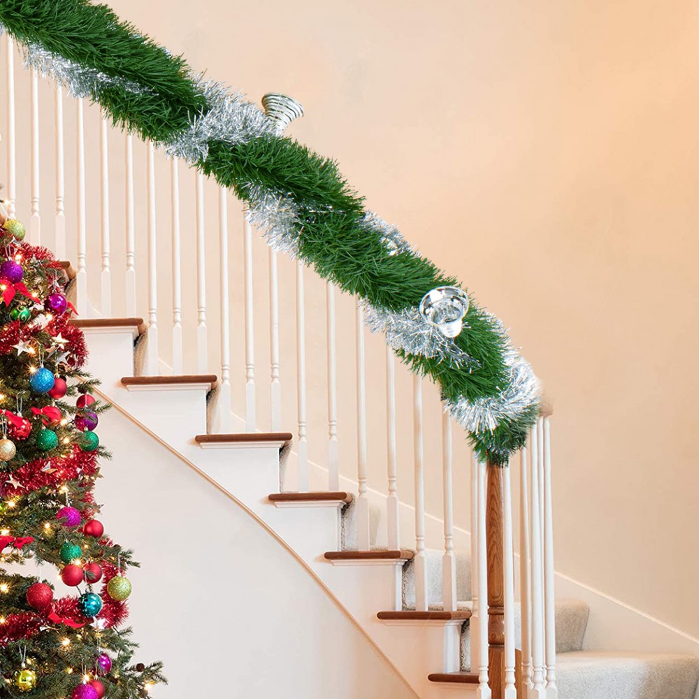 Ghirlanda Natalizia Intrecciata 260cm con...