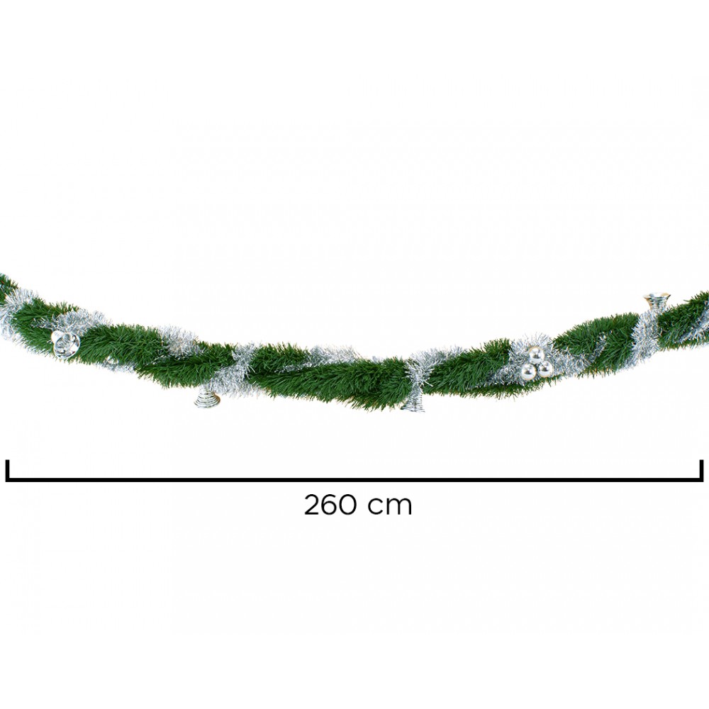 Ghirlanda Natalizia Intrecciata 260cm con...