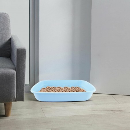 Lettiera Toilette per Gatti 37x27x8.5H cm con Scodella Paletta e Pallina 80500