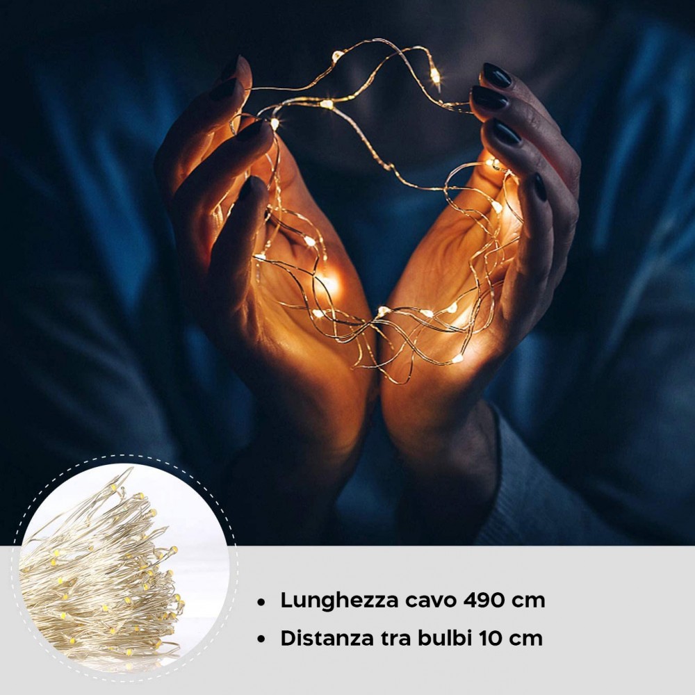 Serie 50 led LUCI NATALIZIE da INTERNO 56104...