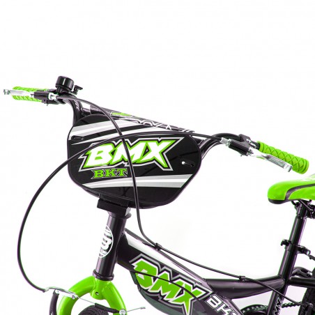 Bicicletta BMX BKT Diametro 20" Telaio in Acciaio con Campanello e Borraccia