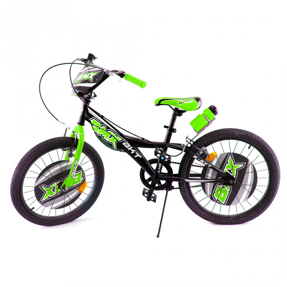 Bicicletta BMX BKT Diametro 20" Telaio in Acciaio con Campanello e Borraccia