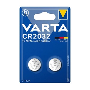 Blister 2 Pile al Litio Varta CR2032 Pile a Bottone 3V...
