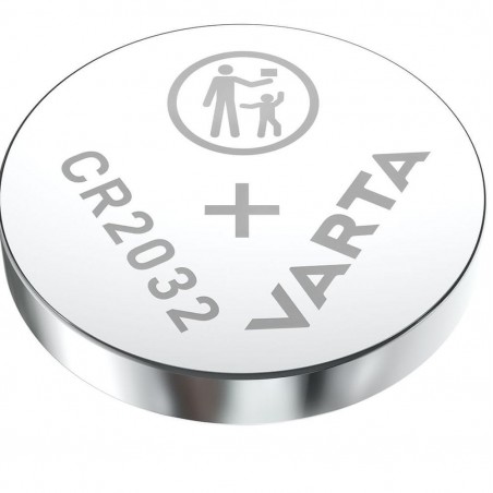 Blister 2 Pile al Litio Varta CR2032 Pile a Bottone 3V 230 mAh in Acciaio