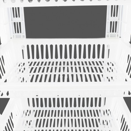 Carrello Portafrutta 4 Ripiani 205780 Cestino Espositore Salvaspazio 42x35x75cm