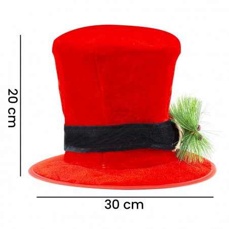 Puntale Cappello a Cilindro per Albero di Natale 6427007 Decorazione Natalizia