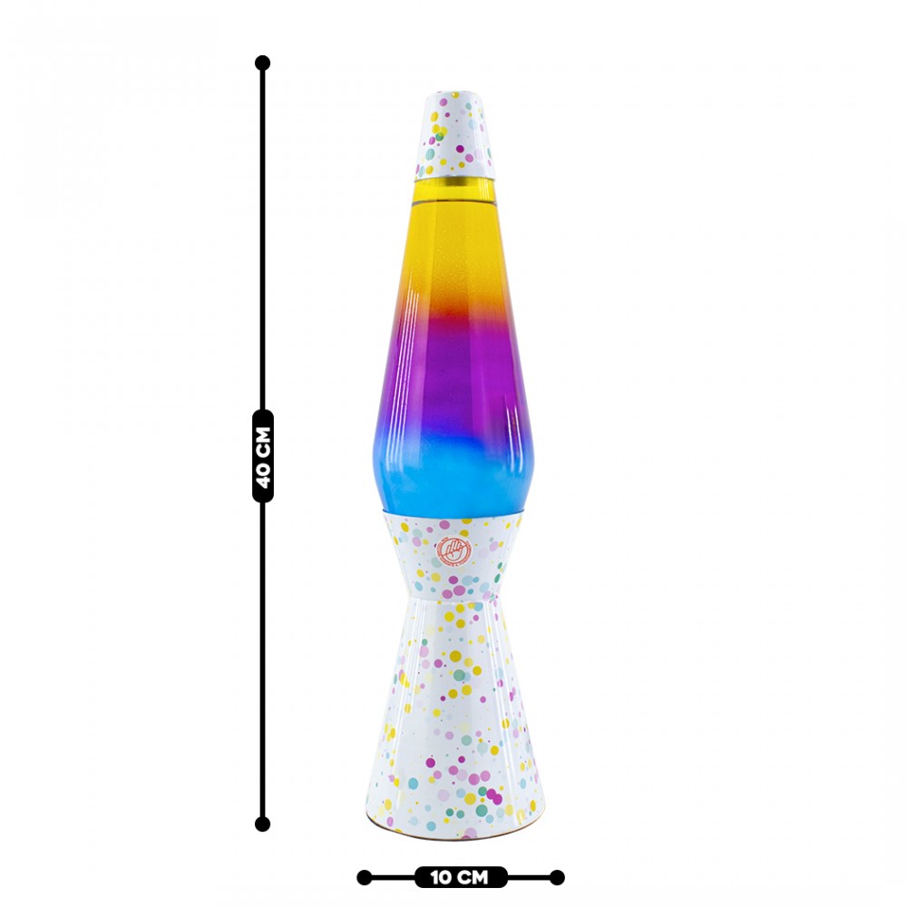 Lampada Lava Lamp 40cm XL1780 Fantasia Bubbles...