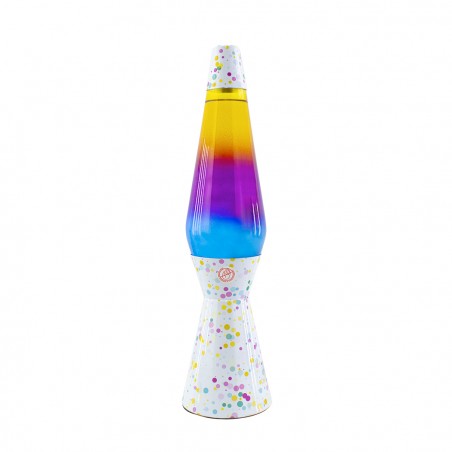 Lampada Lava Lamp 40cm XL1780 Fantasia Bubbles Magma Multicolore Design Moderno