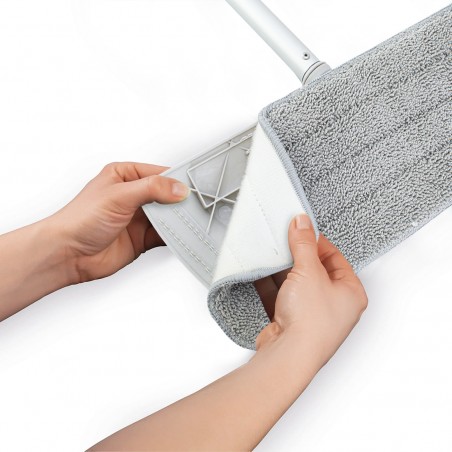 Spazzola Mop con Polverizzatore 817426 Lavapavimenti a Spruzzo Rotante a 360°