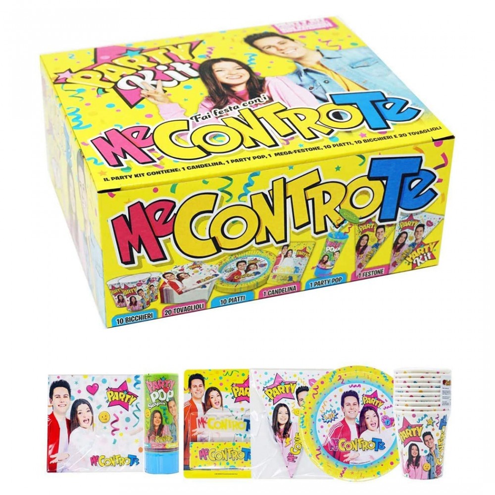Kit Party Me Contro Te 572317 Box Contenuto...