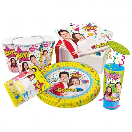 Kit Party Me Contro Te 572317 Box Contenuto Festa di Compleanno con Lui e Sofi