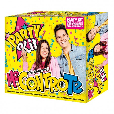 Kit Party Me Contro Te 572317 Box Contenuto Festa di Compleanno con Lui e Sofi