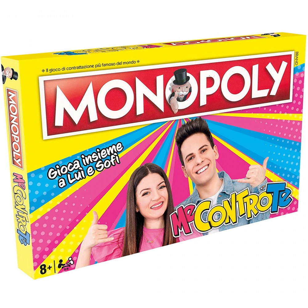 Monopoly Junior Edizione ME CONTRO TE 041683 Gioco da Tavolo con Luì e Sofì