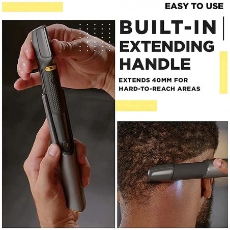 Rasoio Wireless per Capelli e Barba 5 Testine 246851 Tagliacapelli a Batteria