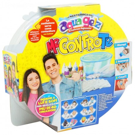 Me Contro Te - La Maxi Fabbrica Degli Aqua Gelz Playset Deluxe con 40 Creazioni