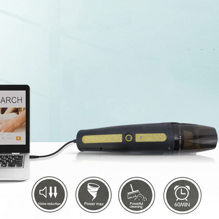 Mini Aspirapolvere Portatile per Auto con Cavo Usb 542239 Aspirabriciole