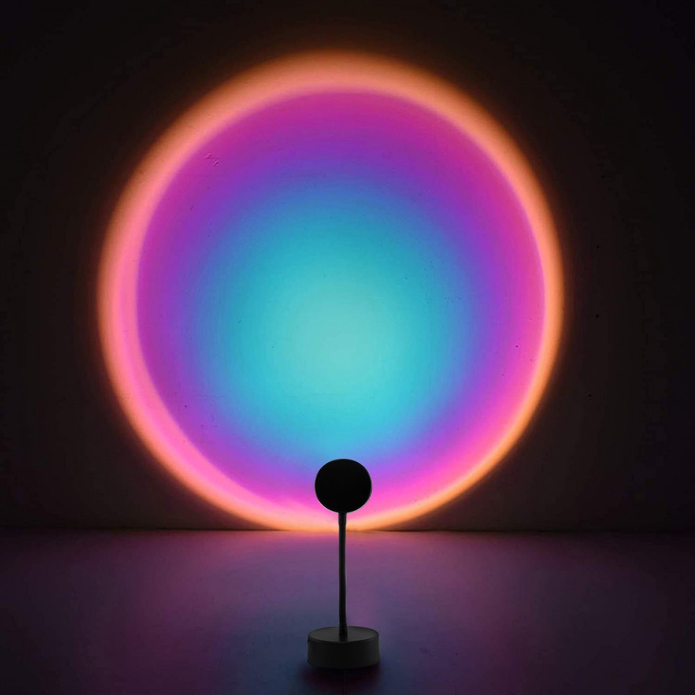 Lampada Led Atmosfera USB Ruotabile ARCOBALENO...