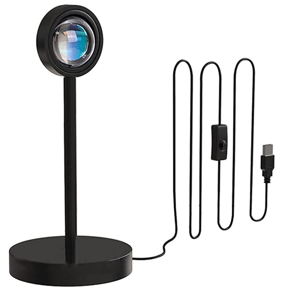 Lampada Led Atmosfera USB Ruotabile ARCOBALENO...