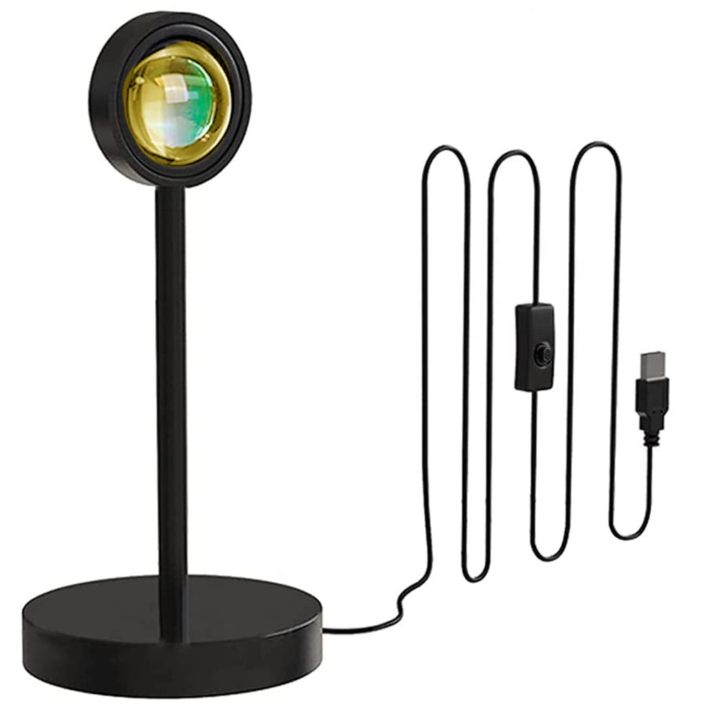 Lampada Led Atmosfera USB Ruotabile TRAMONTO...