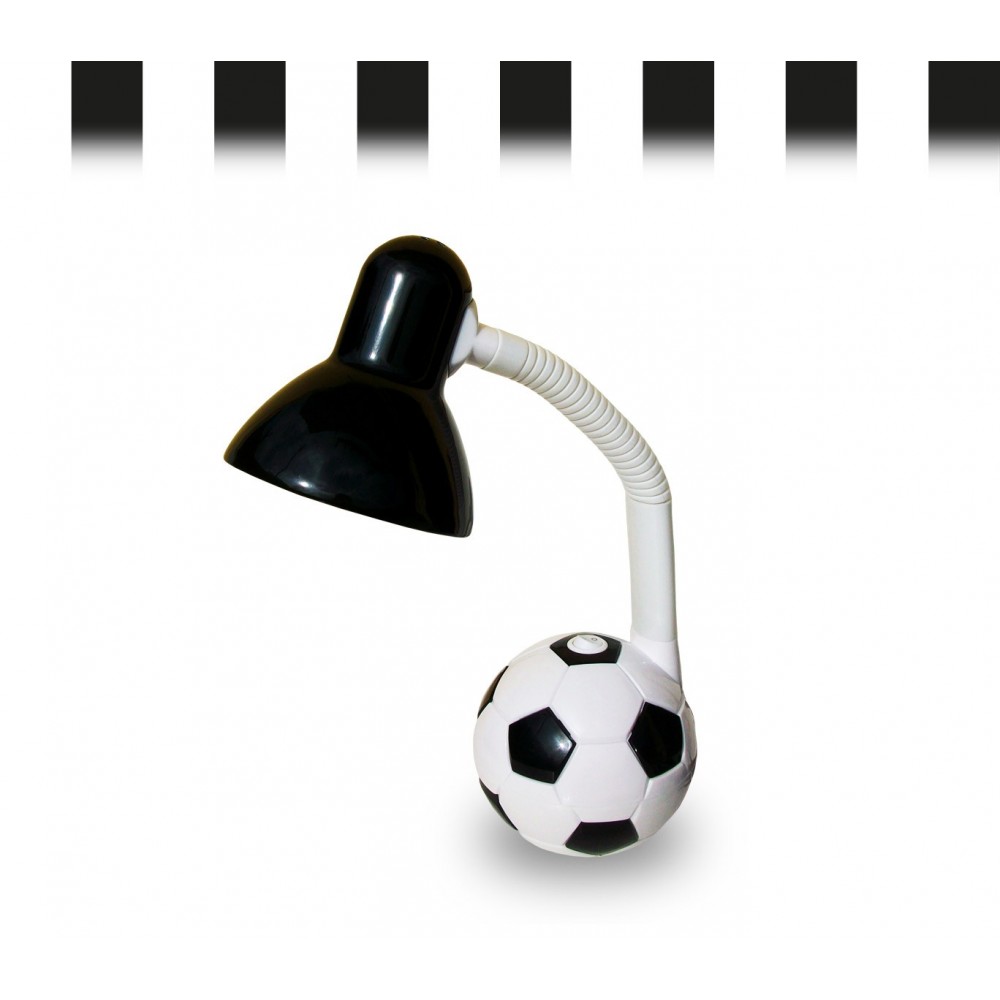 Lampada da scrivania 40W con base pallone da calcio con i colori della tua squadra del cuore