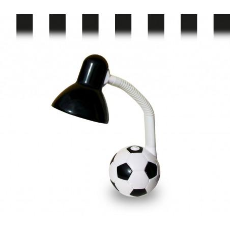 Lampada da scrivania 40W con base pallone da calcio con i colori della tua squadra del cuore