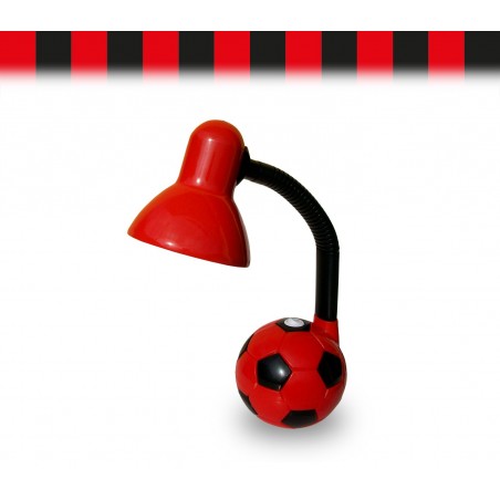 Lampada da scrivania 40W con base pallone da calcio con i colori della tua squadra del cuore