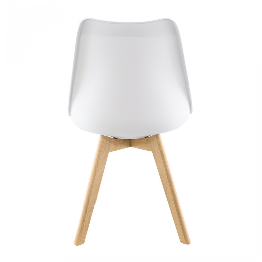 2 Pz Sedia Da Pranzo TULIP Piedi In Legno E...