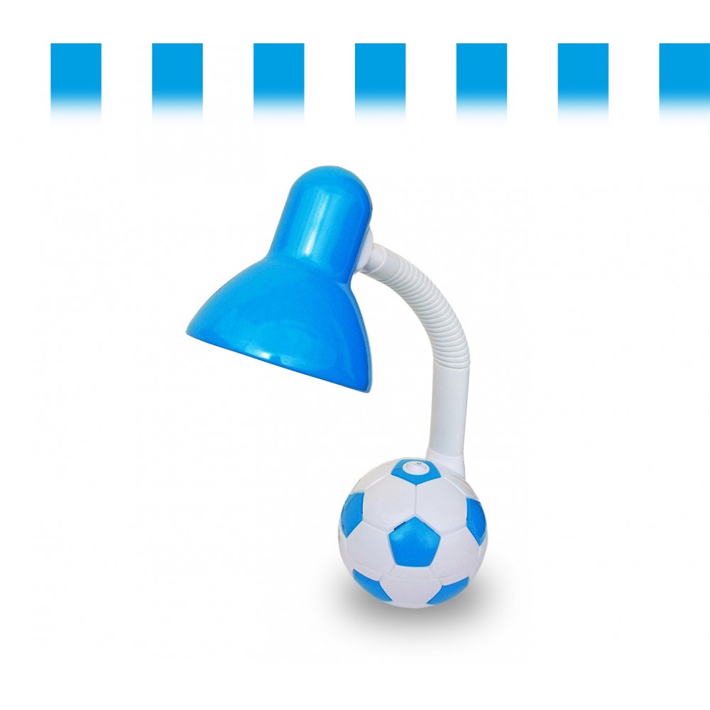 Lampada da scrivania 40W con base pallone da calcio con i colori della tua squadra del cuore