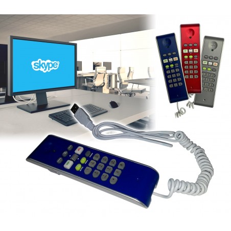 Telefono usb voip compatibile con Skype per chiamare gratuitamente i tuoi amici di skype