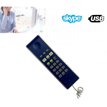 Telefono usb voip compatibile con Skype per chiamare gratuitamente i tuoi amici di skype
