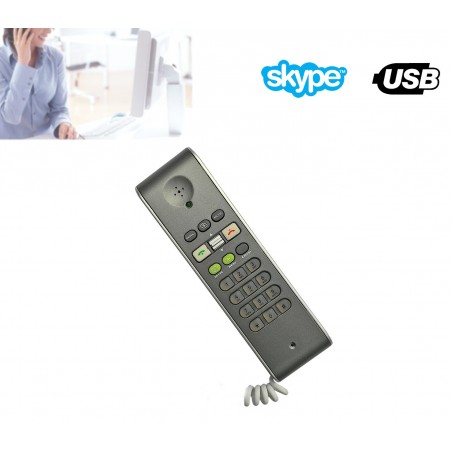 Telefono usb voip compatibile con Skype per chiamare gratuitamente i tuoi amici di skype