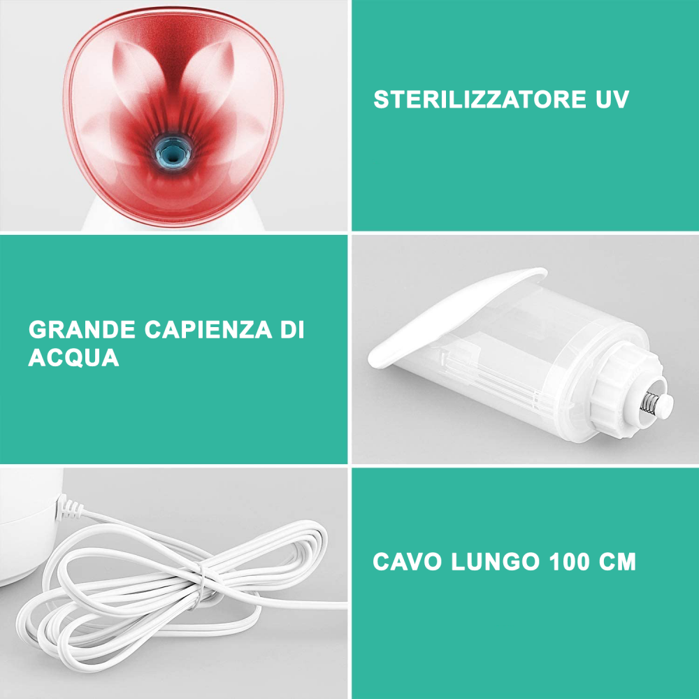 Vaporizzatore per Viso PHYOPUS Atomizzatore...