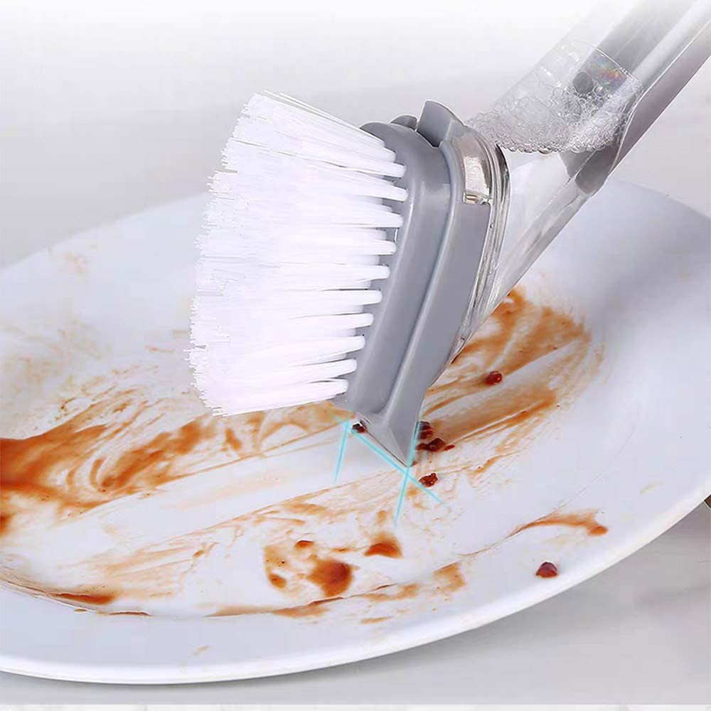 Spazzola Lavapiatti con Dispenser di Sapone...