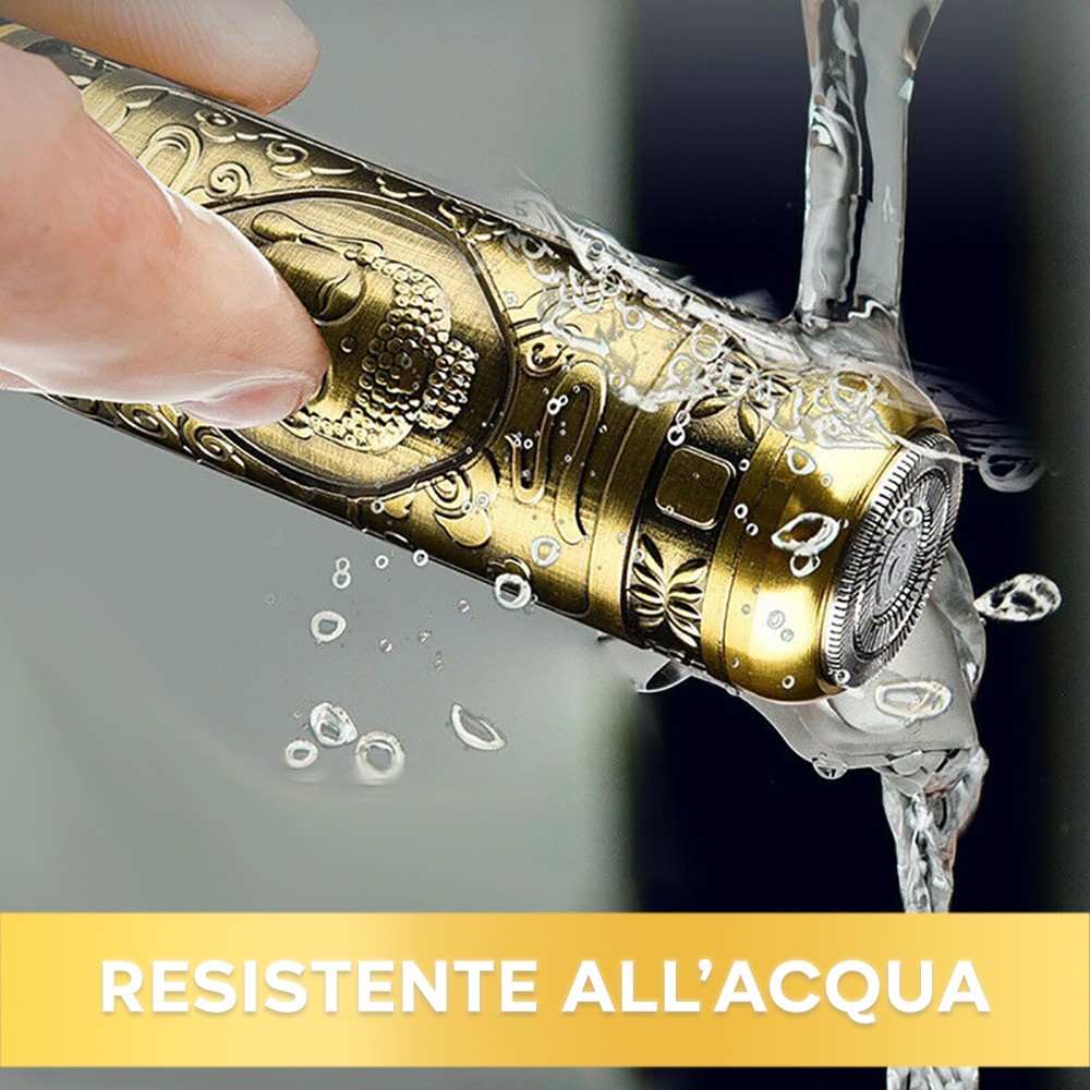 Mini Rasoio Portatile 107773 con Lame 2 Rotanti...