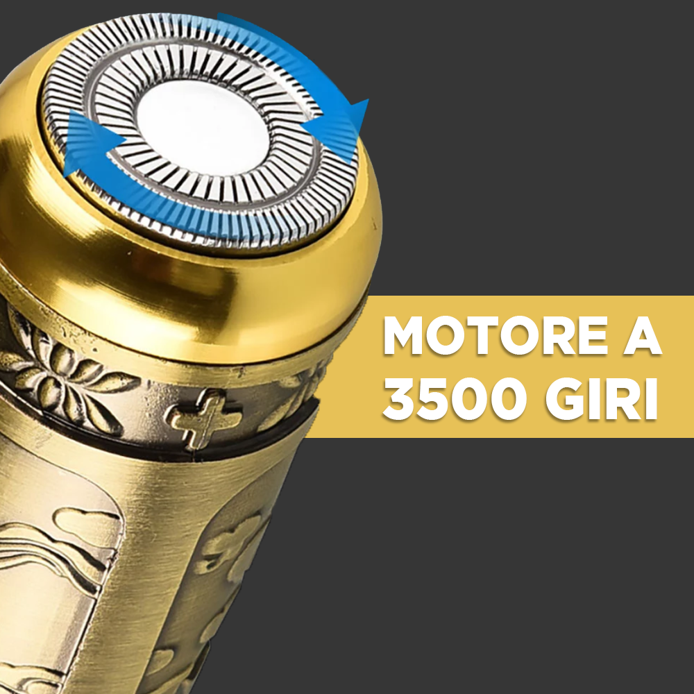 Mini Rasoio Portatile 107773 con Lame 2 Rotanti...