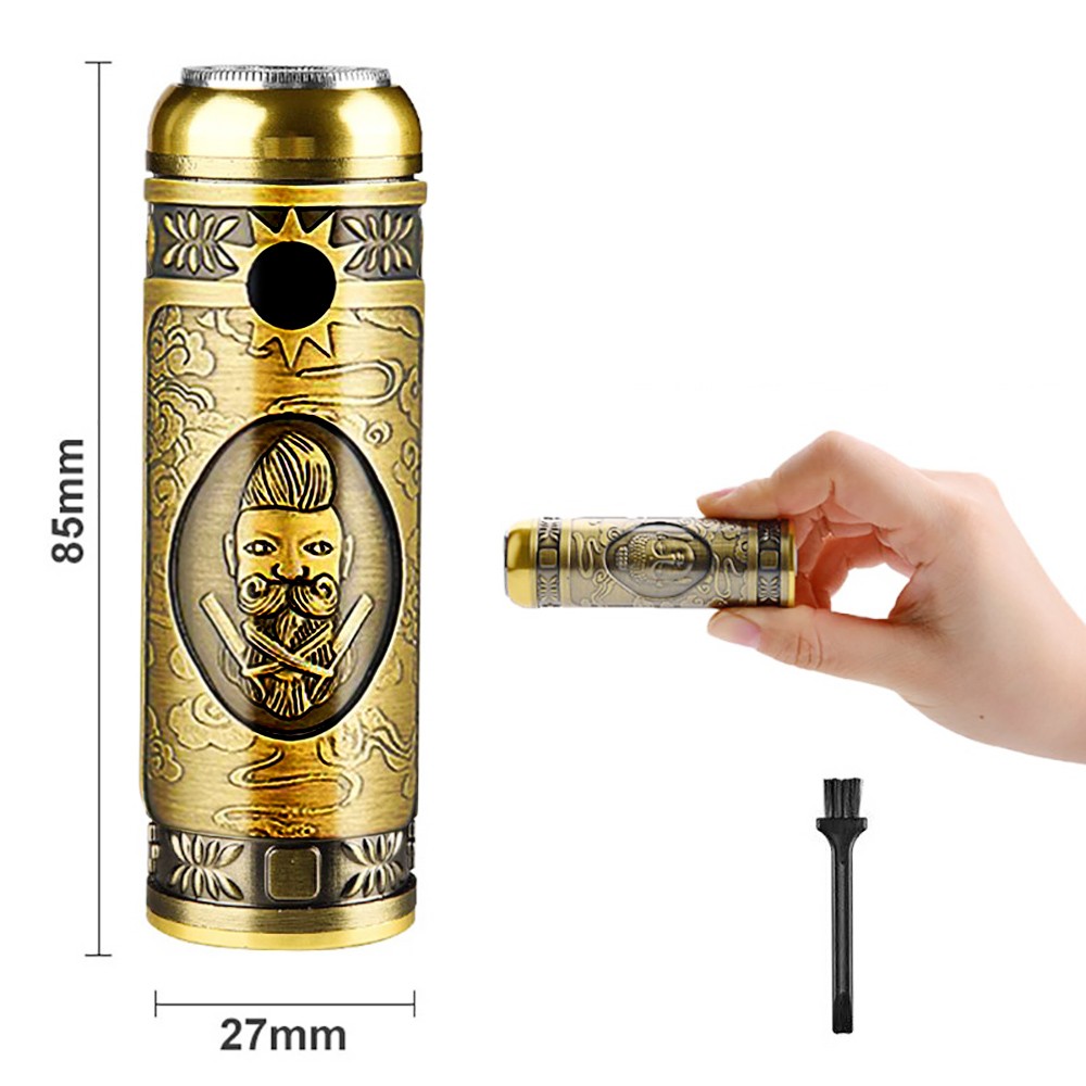 Mini Rasoio Portatile 107773 con Lame 2 Rotanti...