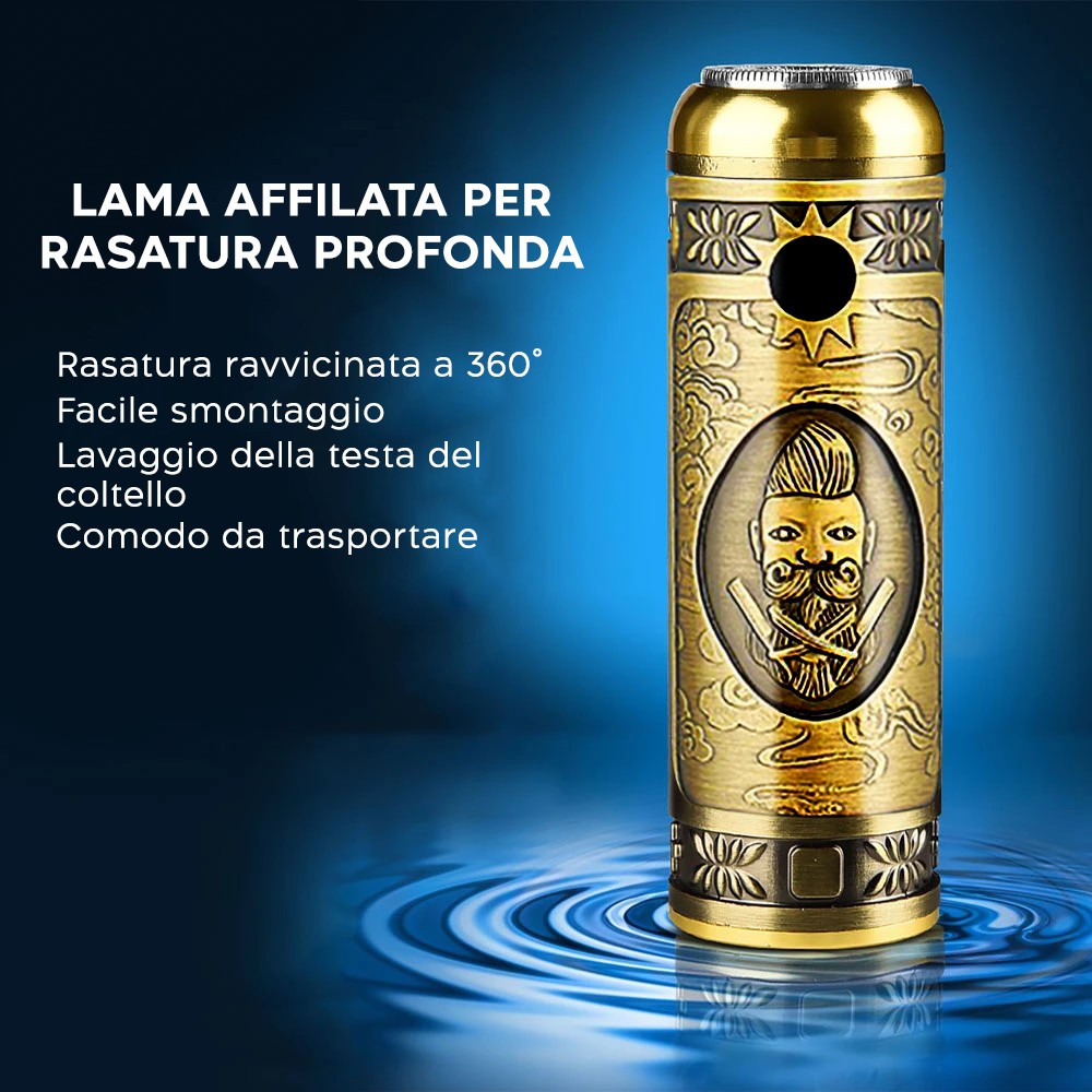 Mini Rasoio Portatile 107773 con Lame 2 Rotanti...